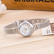 Top Brand Fashion Wristwatches Stainless Steel Band Dress Watches Women Quartz-Watch Relogio Feminino New Clock 2018 #F 2024 - buy cheap