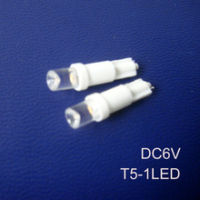 High quality 6V 6.3V T5 led Instrument lights,led w3w wedge Warning light Signal light,Indicator Lamp free shipping 1000pcs/lot 2024 - buy cheap