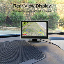 Monitor automotivo, tela lcd para o carro, 5 polegadas, tft, dvd, câmera com visão traseira, espelho, assistente de estacionamento, monitor de ré 2024 - compre barato