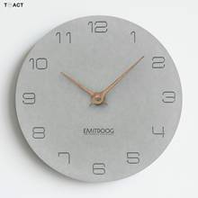 Nordic Wall Clock Wooden Modern Simple Living Room Home Decoration Accessories Home Clocks Minimalist Creative Silent Watches 2024 - buy cheap