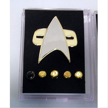 Star Voyager Communicator Trek Metal Badges Pin&Rank Pip/Pips 6pcs Set Cosplay Prop 2024 - buy cheap
