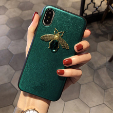 Funda de teléfono de lujo a la moda, carcasa dura con brillo de diamante de abeja para iPhone 11, 12 Pro, X, XR, XS Max, 6, 7, 8 Plus, Samsung S, 10, Note 9, 20 2024 - compra barato