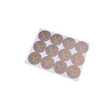 Pegatina de sello de papel Kraft redondo de agradecimiento Retro, para productos hechos a mano, embalaje autoadhesivo Retro, Lable, 3 colores, 120 unids/paquete 2024 - compra barato