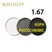 Lentes ópticas fotocromáticas de superficie ASPH, índice 1,67, para prescripción, alta calidad 2024 - compra barato