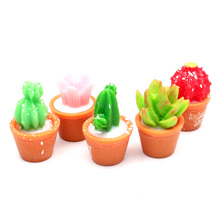 10pcs Mixed Mini Cactus Model Resin Decoration Crafts Flatback Cabochon Embellishments For Scrapbooking Beads Diy Accessories 2024 - buy cheap