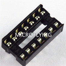 50PCS     14pin IC sockets Adaptor Solder Type 14 pin 100% NEW Original 2024 - buy cheap