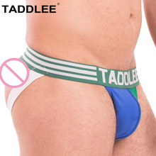 Taddlee Brand Sexy Men's Jockstraps Underwear Cotton Low Rise Jocks Gay Penis Pouch WJ Thong G Strings Bikini Backless Buttocks 2024 - buy cheap