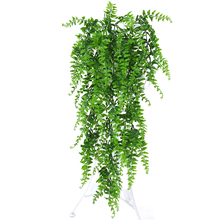 Hojas de árbol de helecho persa de plástico Artificial, planta de simulación verde, hojas falsas de ratán, decoración clásica del hogar 2024 - compra barato
