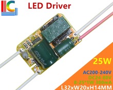 Freeshipping 8W 12W 15W 18W 21W 25W Lighting Transformer DC 24V - 80V LED Driver Output 300mA Constant current Power Supply DIY 2024 - buy cheap