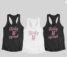 personalize text rose gold Thirty AF 40th 50th 60th 21st birthday party Tank tops tees singlets wedding t Shirts Party favors 2024 - buy cheap