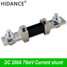 DC Current Shunt Resistor 200A 75MV Voltage Drop For 200A AMP Ampere Panel Meter Ammeter 2024 - buy cheap