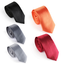 1PC Narrow Casual Arrow Skinny Solid Necktie Slim Black Tie For Men Fashion Man Accessories Simplicity For Party Formal Ties 5cm 2024 - buy cheap