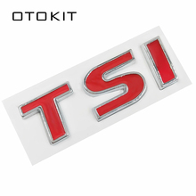 Metal TSI Fender Side Car Rear Trunk Emblem Badge Label Decals 3D Sticker for Volkswagen Magotan Sagitar Golf Polaris Boracay 2024 - buy cheap