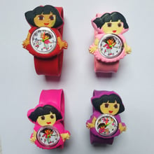 Reloj digital de cuarzo y goma para niños y niñas, pulsera con esfera de dibujos animados, estilo princesa, sirena 2024 - compra barato