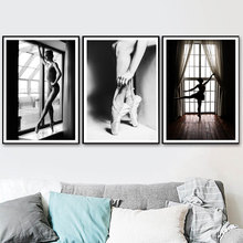 Nordic Style Canvas Modern Print Ballet Dancer Poster Home Decoration Painting Wall Art Simple Picture For Living Room Modular 2024 - buy cheap