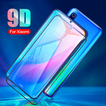 9d gule vidro temperado para xiaomi mi 9 se 9t pocofone f1 f2 vidro protetor no vermelho mi nota 7 7a note7 mi 9t mi 9 película de cobertura de tela 2024 - compre barato