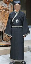 Vestido de roupa wudang tai chi 2 cores, roupão taoist, choé, traje, artes marciais, zen, monmonmonge, kung fu, uniformes 2024 - compre barato