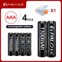 4 baterias recarregáveis da bateria 3a do aaa de ni-mh 1.2 v 1100 mah pré-carregadas dos pces para o carro do brinquedo 2024 - compre barato