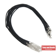 (10Pcs=1lot ! ) 3.0mm Black Rope Cord Chain Necklace 45CM or 18inch Pick Size For Jewelry Making 2024 - buy cheap