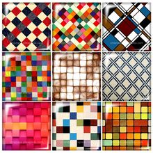 Beauty Dots patterns Lines Square glass cabochon 10pcs mixed 12mm/20mm/25mm/30mm Size flat back DIY Jewelry Findings Components 2024 - buy cheap