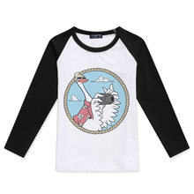 Limited Time Discount Kids T Shirts For Children Cotton O-Neck Fashion T Tee Girls Raglan Long Sleeve Funny Bird Boys T-Shirt 2024 - buy cheap
