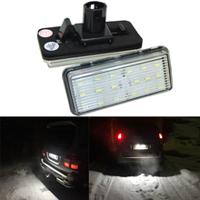 2pcs Car LED Number License Plate Lights 12V for Toyota Land Cruiser Prado 120 Land Cruiser 200 Lexus LX470 570 Error Free 2024 - buy cheap