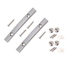 2pcs Chrome Guitar String Retainer Bar With 2pcs Mushrooms Head Strap Locks and Mounting Screws For Electric Guitar Parts 2024 - buy cheap