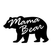 Mama Bear Vinyl Car Decal Fun Bumper Sticker Gift for Mum Car Window Decor Cute Sticker Waterproof Removable T043 2024 - buy cheap