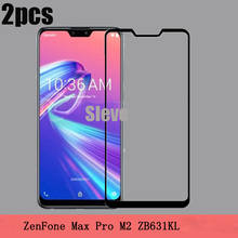 2PCS 9H Zenfone Max M2 ZB633KL ASUS_X01AD Full Tempered Glass for Asus ZenFone Max Pro M2 ZB631KL ASUS_X01BD Screen Protector 2024 - buy cheap