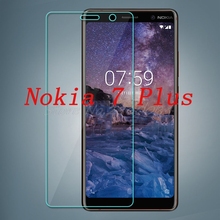 2 шт., новинка, Защитная пленка для экрана телефона Nokia 7 Plus 7 PLUS 9H, закаленное стекло, Защитная пленка для экрана 2024 - купить недорого