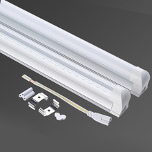 LED T5 T8 integrated tube 6w 300mm 10w 600mm  220v 185-265v milky cover light  free shipping 1ft 2ft cold white/warm white LAMP 2024 - buy cheap