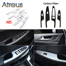 For 2016 Hyundai Tucson 2018 2017 2015 Accessories Door Bowl Windows Lift Switch Panel Frame Strip Car Styling Auto Stickers 2024 - buy cheap