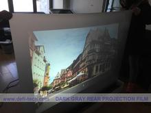DfLabs Grey film self adhesive rear projection screen Holographic film,window display film.1.5m*0.6m 2024 - buy cheap