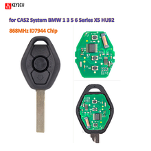 KEYECU New Uncut Remote Key Fob  868MHz ID7944 Chip for CAS2 System BMW 1 3 5 6 Series X5 HU92 2024 - buy cheap