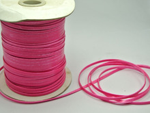 100 ярдов, ярко-розовый плоский корейский вощеный шнур, кружевная нить 4 мм 2024 - купить недорого