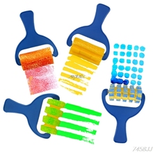 Sponge Paint Roller DIY Kid Child Painting Tool Toy Preschool Art Activity 4Pcs G15 Drop ship 2024 - buy cheap