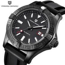 PAGANI DESIGN New Brand Luxury Men's Classic Rubber Strap Mechanical Watches Fashion Casual Waterproof 30M Automatic Watch saat 2024 - buy cheap