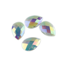 360pcs/Lot ,38mm Crystal Almond Prism Pendant , Crystal Chandelier Pendant For Diy Curtain , Chandelier Parts 2024 - buy cheap