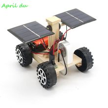Деревянная модель лунного Rover April Du сделай сам, наборы материалов для изучения науки для студентов, гибридный автомобиль на солнечной батаре... 2024 - купить недорого