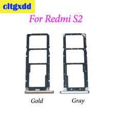 cltgxdd 1 Piece New SIM Tray+Micro SD Card Holder For Xiaomi Redmi S2 / Y2 SIM Card Slot Tray Holder Adapter Replacement Parts 2024 - buy cheap