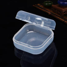 Мини коробка для хранения ювелирных изделий для дома пустышка чехол для хранения прозрачный пластик 2024 - купить недорого