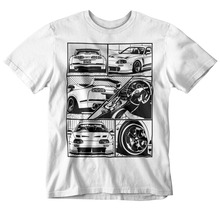 2019 Fashion Summer T Shirt FRAGMENT T-Shirt White S-3XL JDM Boost Turbo Japanese car fans Racing Race Tee Shirt 2024 - buy cheap