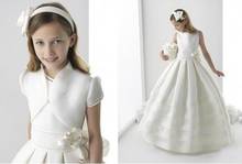 evening gowns Pageant Ball Gowns For Girls Flower Girl Dress First Communion Dresses For Weddings Vestidos De Primera Comunion 2024 - buy cheap