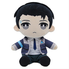 Detroit Become Human Connor RK800 Cosplay Detroit Connor Plush Doll Stuffed Toy Cotton Connor poupee Peluche 2 Version 2024 - buy cheap