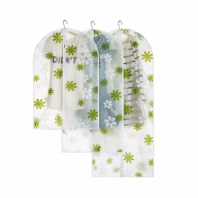 Transparent EVA Printed Dust Cover Clothes Hanging Bags Home Suit Coat Dust Cover Storage Wardrobe Organizer 1pcs/lot FC71 2024 - buy cheap