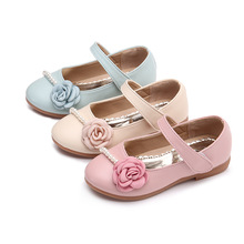 Zapatos de cuero para niña y estudiante, zapatillas de princesa con flores hermosas, zapatos de fiesta para niño y adolescente, novedad de primavera y otoño 2018 2024 - compra barato