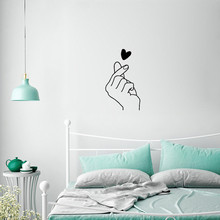 Beuaty Girls Wall Sticker Love sticker Bedroom Decoration For Couples Fashion Cute Kids Room Poster Mural Decals Decor W1 2024 - buy cheap