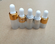 1000pcs 1ml 2ml 3ml Matte Glass Dropper Bottles For Essential Oil Mini Perfume Sampling portable bottles Mini Perfume Drop Vials 2024 - buy cheap