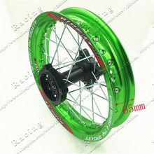 Green Rims 1.85x12"inch for dirt bike pit bike CRF Kayo BSE Apollo Rear  Wheels spare parts 2024 - buy cheap