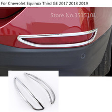 Car Styling Body Cover Trim Back Tail Rear Fog Light Lamp Frame Stick Panel 2pcs For Chevrolet Equinox Third GE 2017 2018 2019 2024 - buy cheap